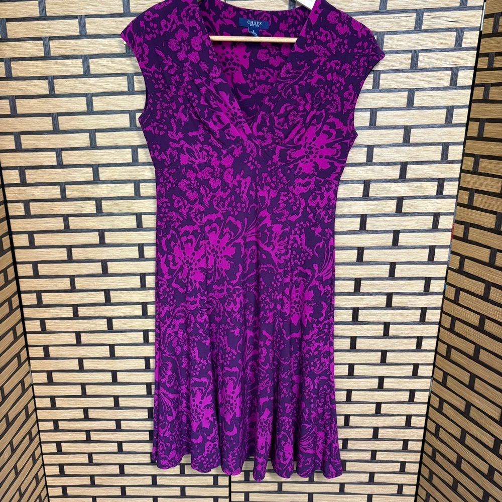 Chaps Purple Dress Size‎ Small